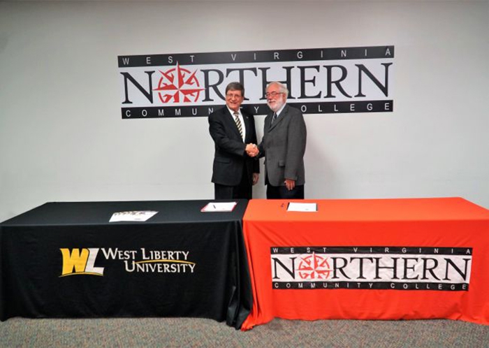 Photo for WVNCC & WLU sign guaranteed admission agreement