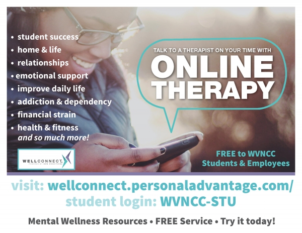 Photo for WVNCC offers new free mental health services to all students