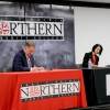 Photo for WVNCC & WU sign transfer agreement for Engineering and Construction Management program